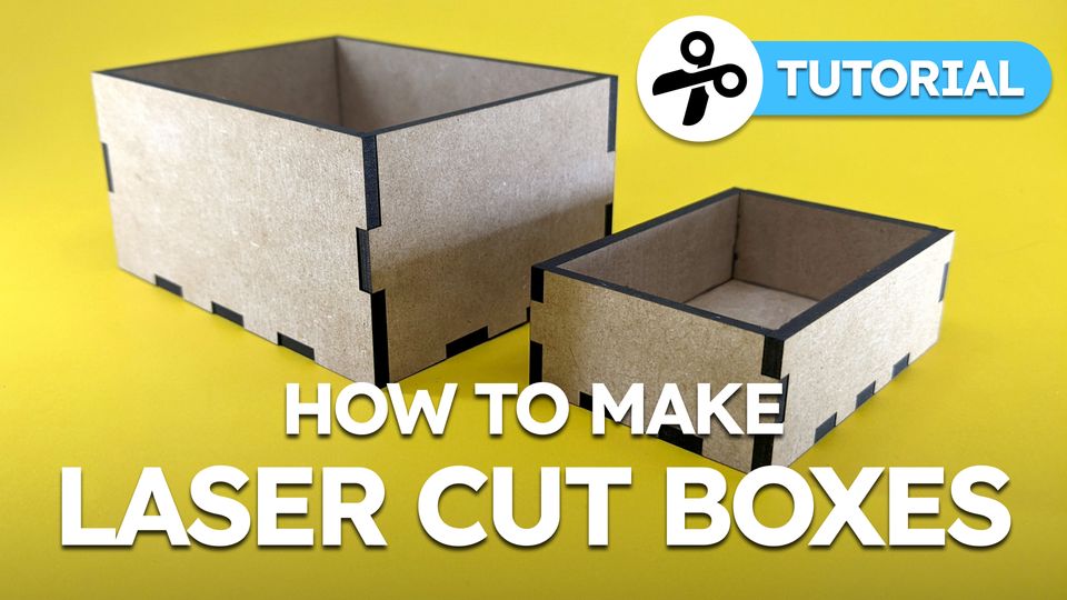 How to Make Laser Cut Boxes in Cuttle 🎥📦
